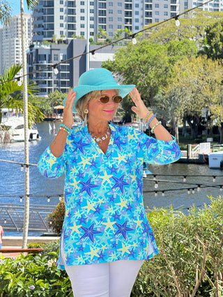 LULU B STARFISH SPLASH TUNIC LULU-B