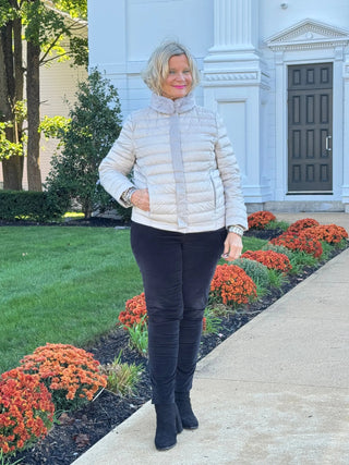 LULU-B SILVER FAUX FUR JACKET LULU-B