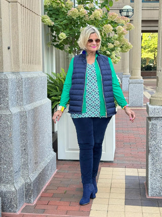 Lulu B Full Emerald Green Zipper Jacket LULU-B