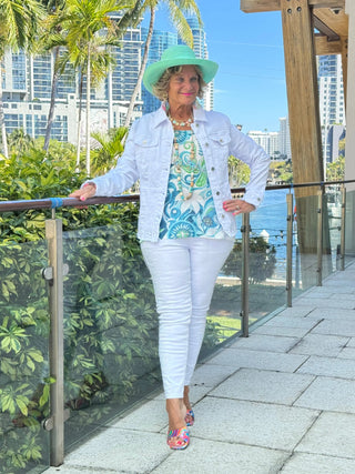 Ethyl Eyelet Elegance Jacket - Delightful ETHYL JEANS