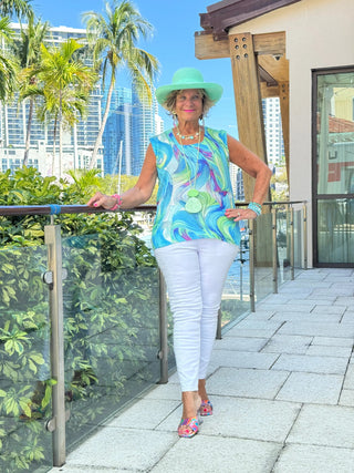 COLOR SPLASH CARDIGAN - BOUNTIFUL ETHYL JEANS