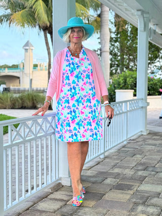 PINK PETALS RUFFLE DRESS LULU-B