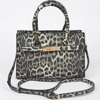 Faux Leo Medium Tote Bag Cathys Place