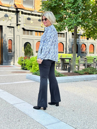 LULU-B WINTER WHITE FULL ZIPPER JACKET LULU-B