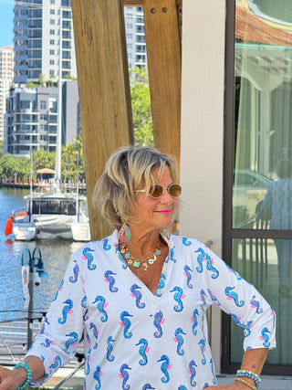 LULU B SHORELINE CHARM TUNIC LULU-B