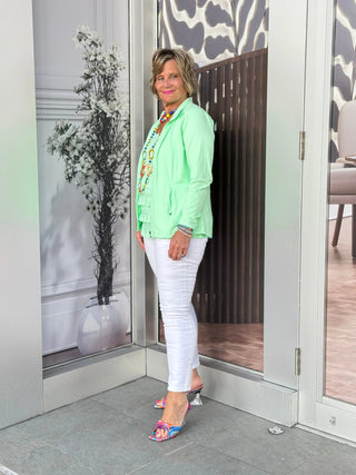 LULU-B SOFT MINT FULL ZIPER JACKET LULU-B