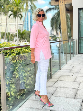 CLEAR PINK TUNIC LULU-B