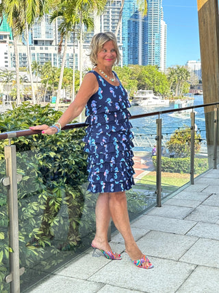 LULU B MIDNIGHT REEF CHA CHA DRESS LULU-B