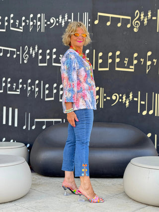 Ethyl Button Cuff Capri - Sincere ETHYL JEANS