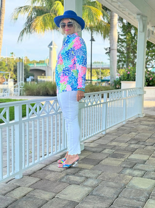 SALINA REEF HALF ZIPPER LULU-B