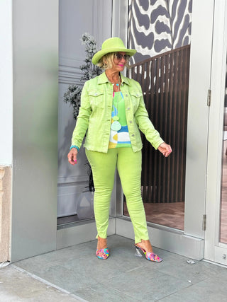 Ethyl Denim Lime Dream Jacket - Love ETHYL JEANS