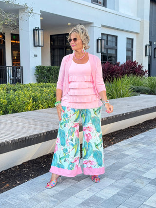 TROPICAL TULIP PALAZZO CATHYS RESORTWEAR