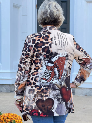 One Size Urban Wild – Leopard Print Blazer PREORDER SHIPS OCTOBER 31 Cathys Place