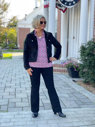 AUBREY RUFFLE TOP LULU-B