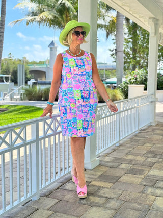 SANDY BEACH COLOR SHIFT DRESS LULU-B