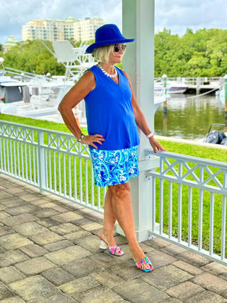 BLUE DREAMING HEARTS SKORT LULU-B