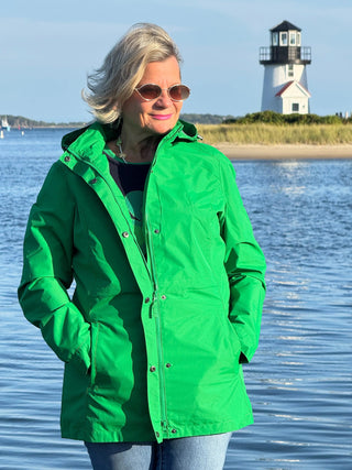 Women's Logan Jacket Green Cathys Place