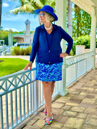 LULU-B FANTASIA BLUE SKORT LULU-B