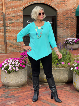 LULU-B SEA-FOAM ASYMMETRIC TOP LULU-B