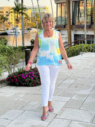 ETHYL CIRCLE OF SUN TANK ETHYL JEANS