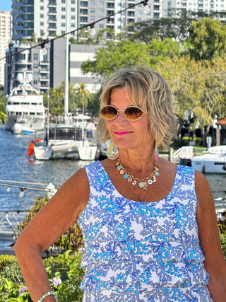 LULU B CORAL BREEZE CHA CHA DRESS LULU-B