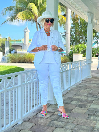 ETHYL WHITE THE END GAME ETHYL JEANS