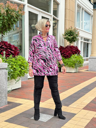 LULU-B SIZZLE PINK TUNIC LULU-B