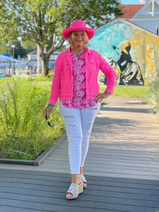 PINK LANE SHORT SLEEVE LULU-B