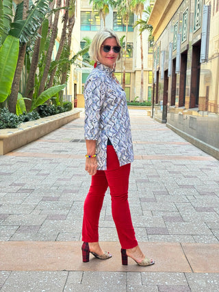 HOLIDAY WINTER WHITE TUNIC LULU-B