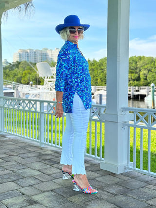 FANTASIA BLUE TUNIC LULU-B