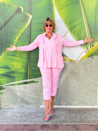 LULU-B RHINE CLEAR PINK CAPRI LULU-B
