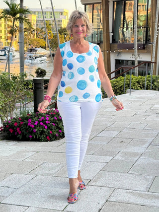 ETHYL AQUA DOT TANK ETHYL JEANS