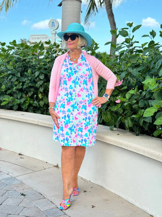 PINK PETALS RUFFLE DRESS LULU-B