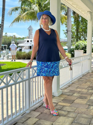 LULU-B FANTASIA BLUE SKORT LULU-B