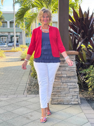 PEYTON RED SHRUG LULU-B