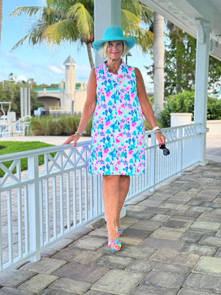 PINK PETALS RUFFLE DRESS LULU-B