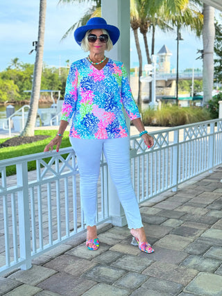 SALINA REEF V NECK LULU-B