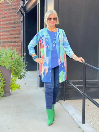 ETHYL SPLASH CARDIGAN ETHYL JEANS