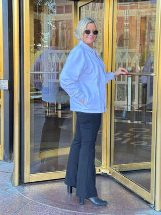 Crystal Zipper Cardigan with Collar White Cathys Place