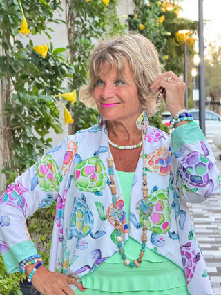 TROPICAL TURTLE JACKET CATHYS RESORTWEAR