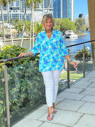 LULU B STARFISH SPLASH TUNIC LULU-B