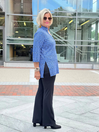 LULU-B SHADES OF BLUE TUNIC LULU-B