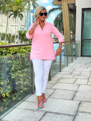 CLEAR PINK TUNIC LULU-B