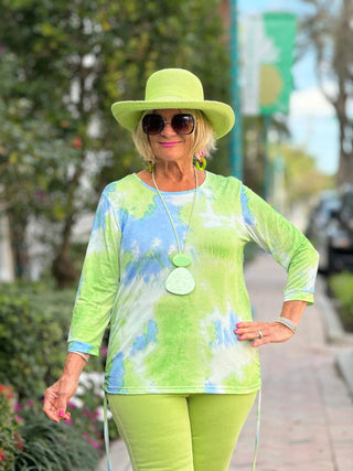 Ethyl V Neck Structured Tee - Nova Cathys Place