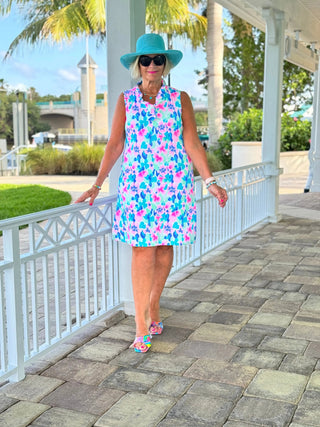 PINK PETALS RUFFLE DRESS LULU-B