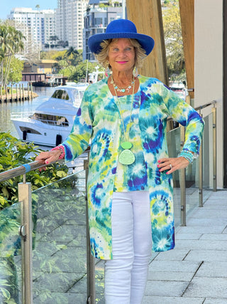 Classic Long Length Cardi - Riverton ETHYL JEANS