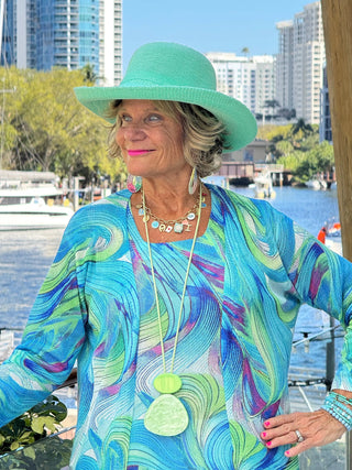 COLOR SPLASH CARDIGAN - BOUNTIFUL ETHYL JEANS