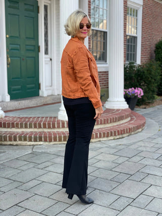 LULU-B COPPER LINEN JACKET LULU-B