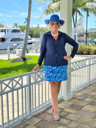 LULU-B FANTASIA BLUE SKORT LULU-B