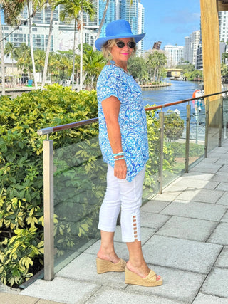 UNDER THE SEA TURTLE SHORT SLEEVE LULU-B